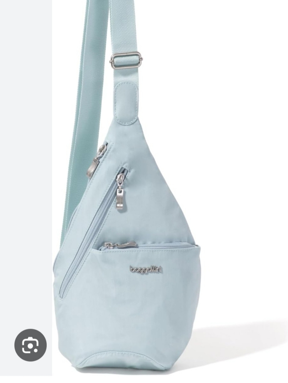 Baggalini Mini Sling Bag Sky Blue